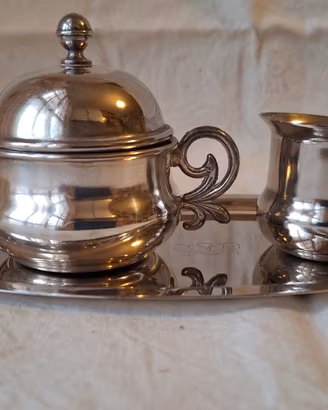 set silver plate vintage 