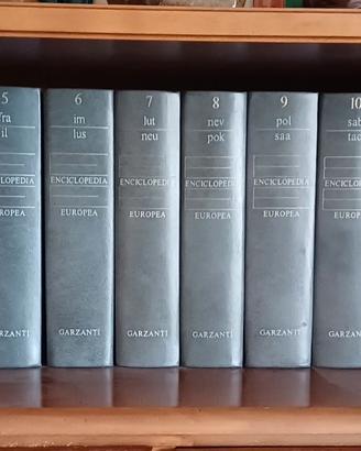 Enciclopedia europea Garzanti 13 volumi