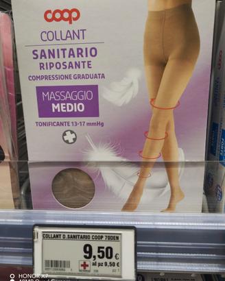 Collant sanitario a compressione graduata 70 den