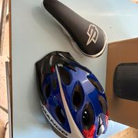 Casco e Sella Bici Bicicletta