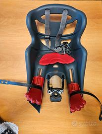 Seggiolino bicicletta e parabrezza