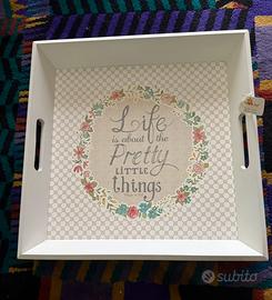 Vassoio Shabby Chic