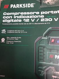 Compressore portatile parkside