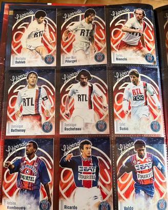 Album paris psg 50 anni con autografi mbappe navas