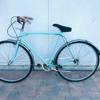 Bici uomo azzurra