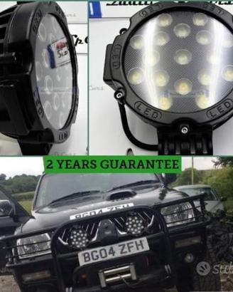 2 FARI LED per Mitsubishi OFF ROAD FUORISTRADA
