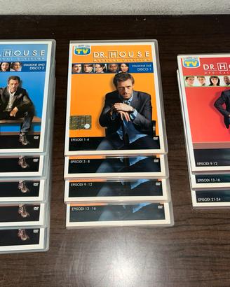 12 DVD SERIE Dr. HOUSE Tv Sorrisi e Canzoni