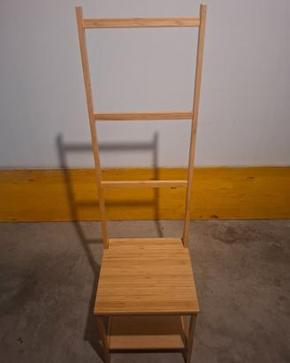 Sedia bagno legno