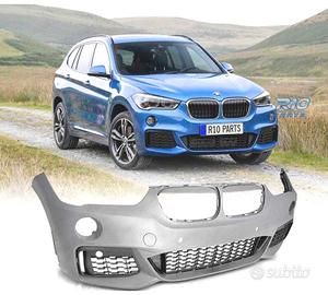 PARAURTI ANTERIORE BMW X1 F48 15-19 LOOK M PDC