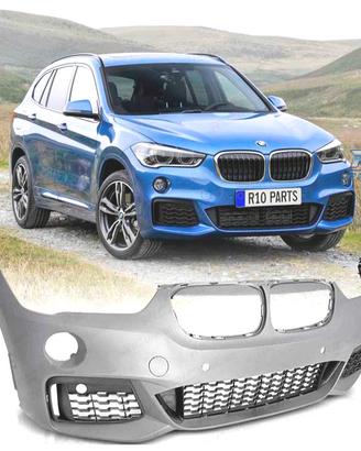 PARAURTI ANTERIORE BMW X1 F48 15-19 LOOK M PDC
