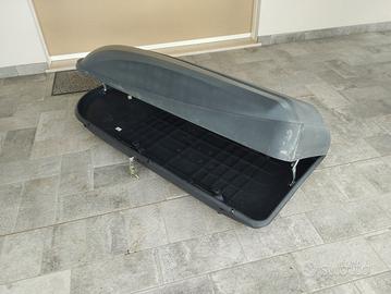 Box portatutto tetto auto Camtek 430 lt GRI