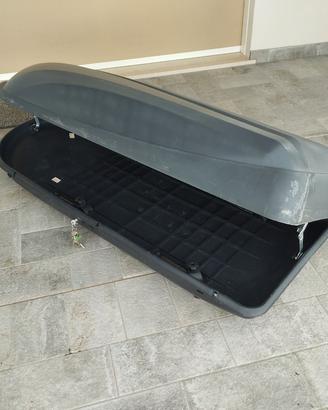 Box portatutto tetto auto Camtek 430 lt GRI