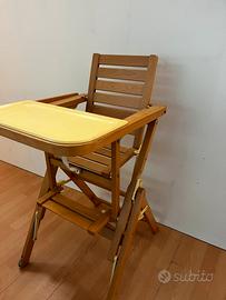 Seggiolone pappa legno Foppapedretti