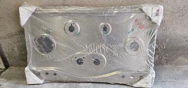 Piano da incasso per 6 fornelli Inox -compatibile