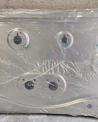 Piano da incasso per 6 fornelli Inox -compatibile