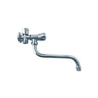 Rubinetto a snodo doppia via