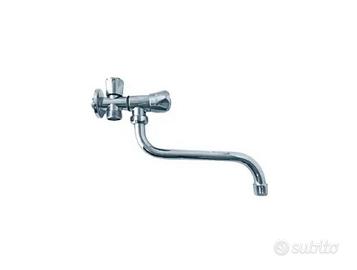 Rubinetto a snodo doppia via