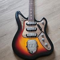 Basso Elettrico Dynacord Texas 1960s Vintage 1960