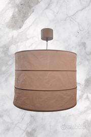 💡Lampadario moderno in metallo e carta Bianco