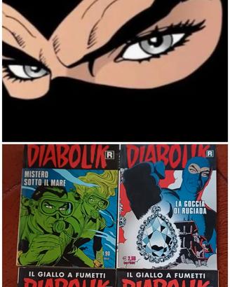 Quattro albi della serie Diabolik, Ed. Astorina.