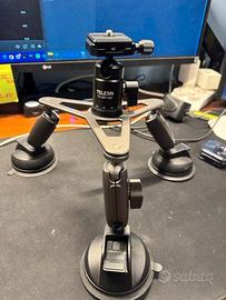 Support ventosa triplo per fotocamera