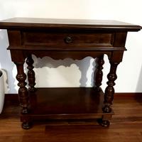 Mobile Porta TV Legno Massiccio Piano Girevole