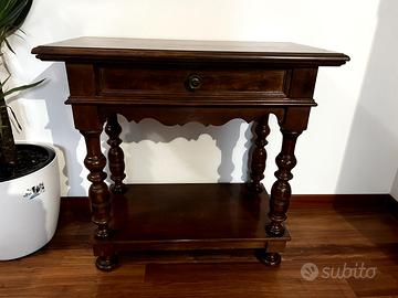 Mobile Porta TV Legno Massiccio Piano Girevole