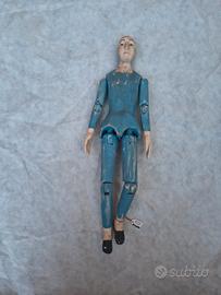 Statuetta articolata in legno 