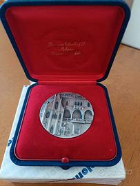 Medaglia commemorativa 1976-1992 in argento