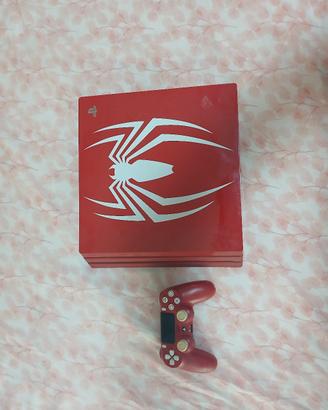 PS4 pro 1tb Spiderman edition con qualche gioco