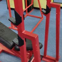 Panca declinata con appoggi Panatta Sport