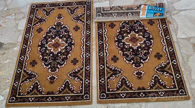 NUOVI Coppia Tappeti Scendiletto BIDJAR 90x48 cm