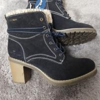 stivaletti tom Taylor in pelle scamosciata  blu