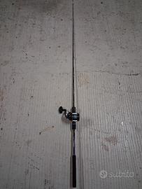 canna da pesca per vertical e mulinello tica