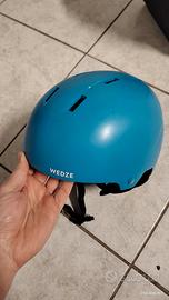 Casco sci bambino WEDZE H100 JR azzurro