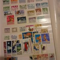 Francobolli varie nazioni con raccoglitore