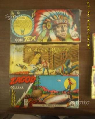 Rarissime raccoltine di TEX e ZAGOR strisce