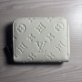 Portafoglio Louis Vuitton bianco panna