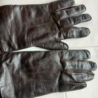 guanti pelle  foderati lana mis.8.1/2