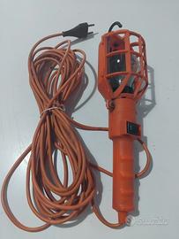 1 lampada tascabile vintage 1 portatile 9mt filo .