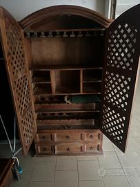 Cantinetta vini massello