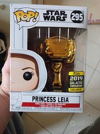 Funko POP Princess Leia #295 Star Wars Chrome