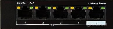 Switch 4 Porte Poe 60W 