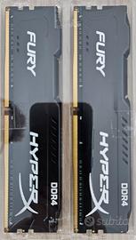 RAM DDR4 Hyperx Fury 16 gb (kit 2 x 8 Gb) 2666Mhz