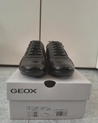 Geox Uomo Symbol – scarpe pelle nera, taglia 40