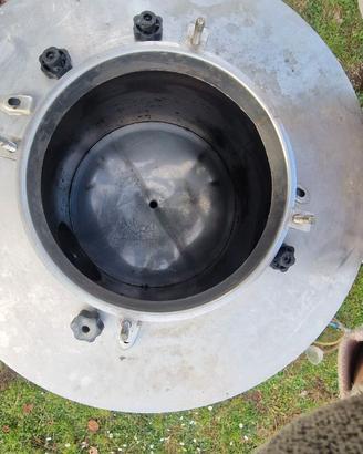 Serbatoio in Acciaio Inox(AISI 304) da 525 Lt