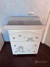 Cassettiera Fasciatoio Erbesi Cucù Stellina