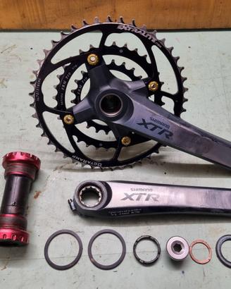 Guarnitura Shimano XTR FC-M970, tripla