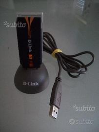 Scheda di rete Pen WiFi USB 2.0 54Mb DLink DWLG122