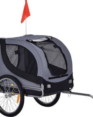 PawHut Rimorchio Bici per Cani Taglia Media